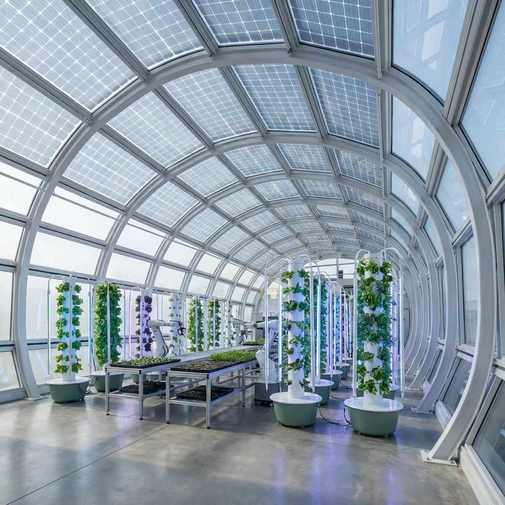 Solar Greenhouse Interior